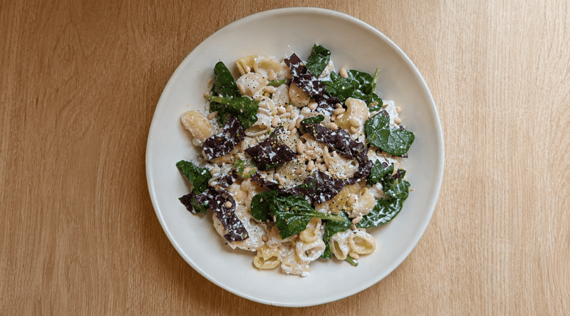 Cottage Cheese Pasta with Dulse & Lemon - Lofoten Seaweed