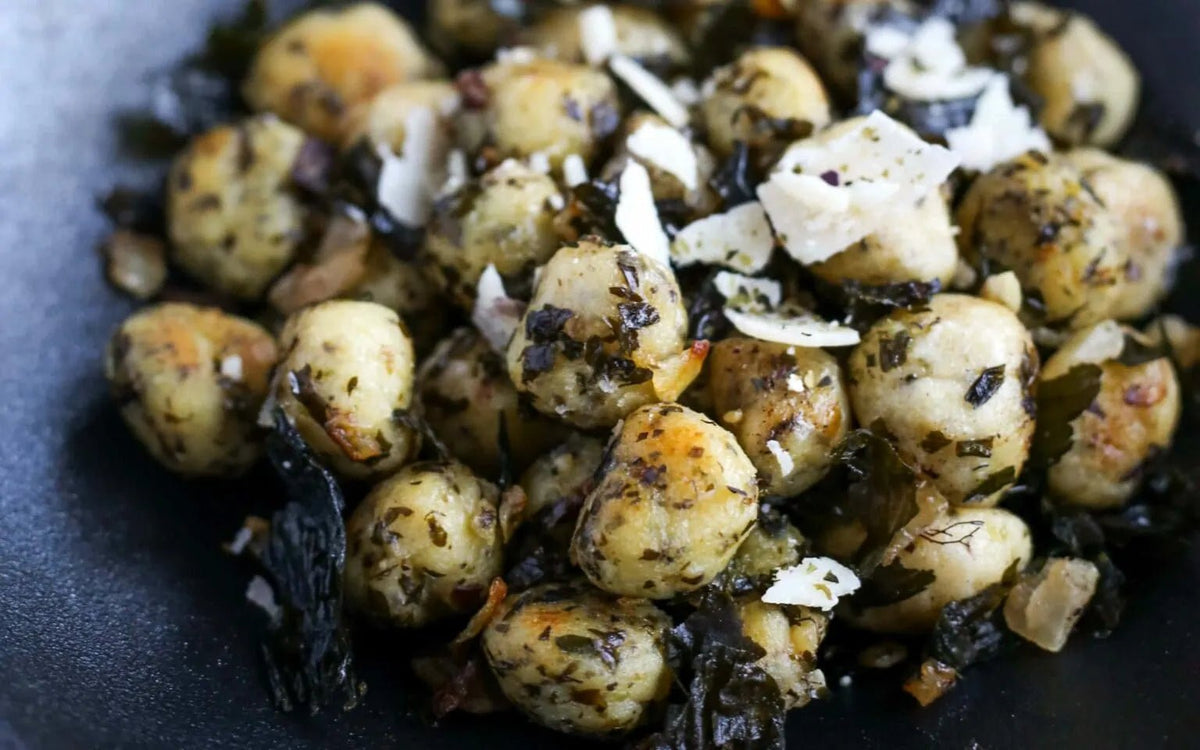 Pannestekt gnocchi med nori