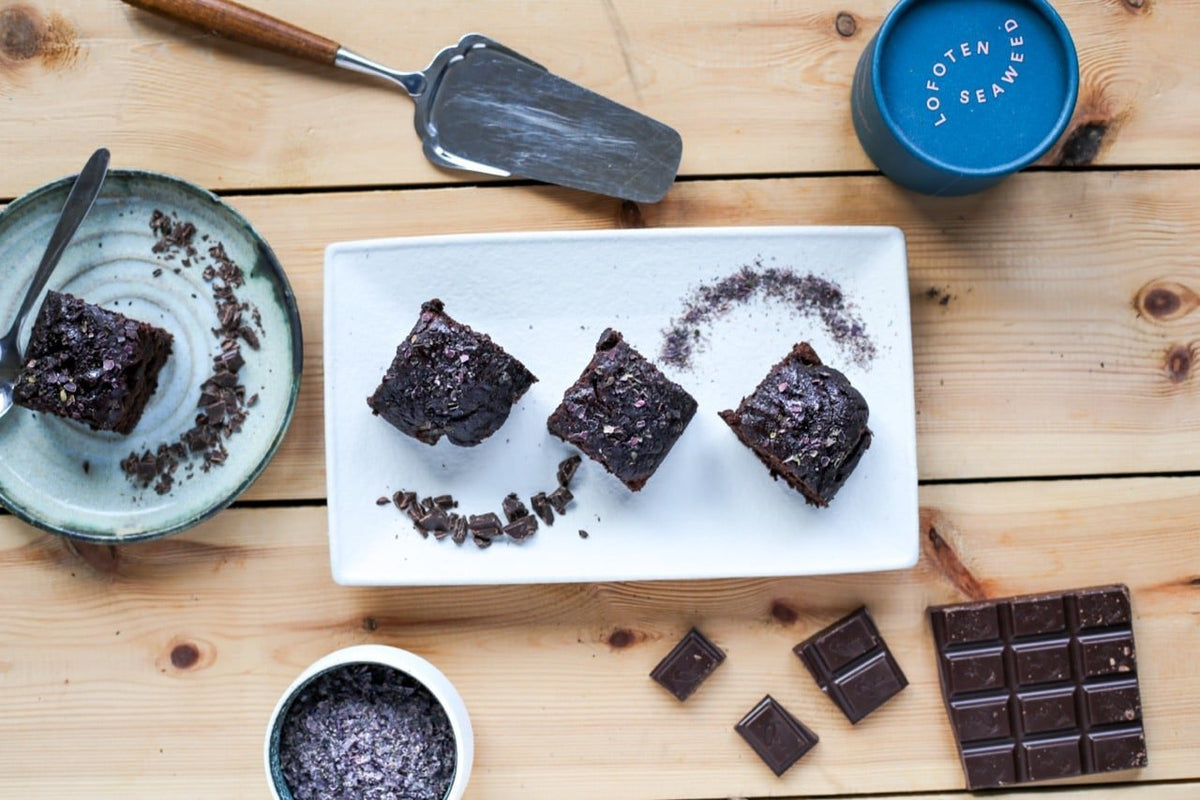 Vegan brownies with Arctic Ocean Greens