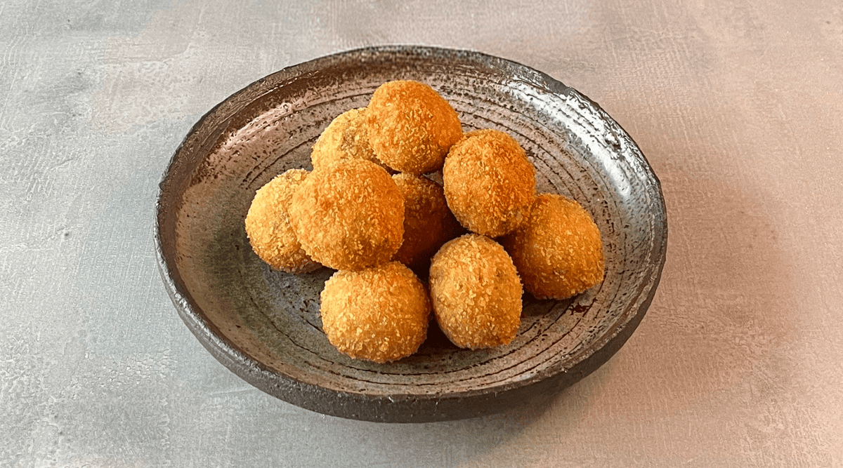 Leftover Arancini with Truffle Seaweed, Leek & Mushroom Risotto - Lofoten Seaweed