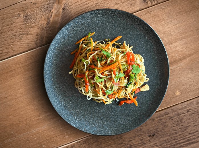 Enkel wok med nudler
