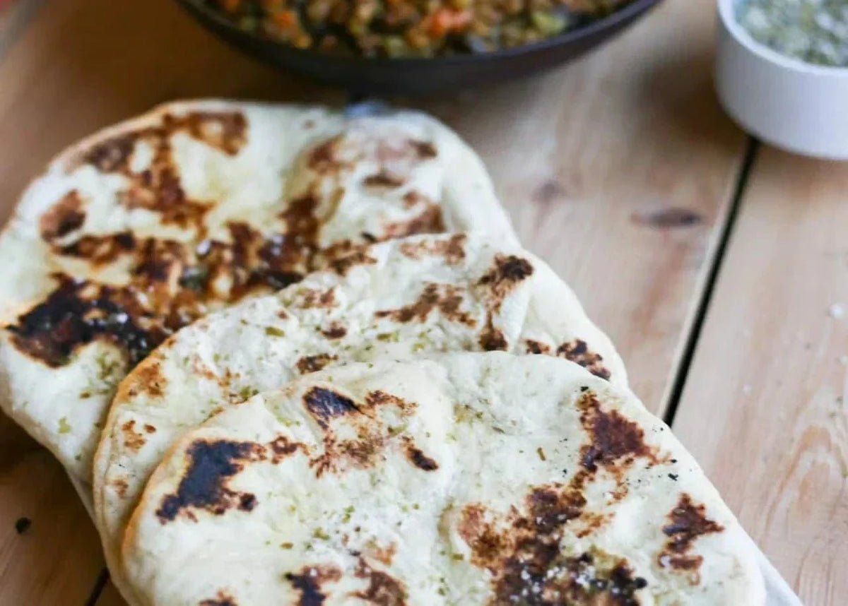 Naan Bread with Arctic Seaweed Salt - Lofoten Seaweed