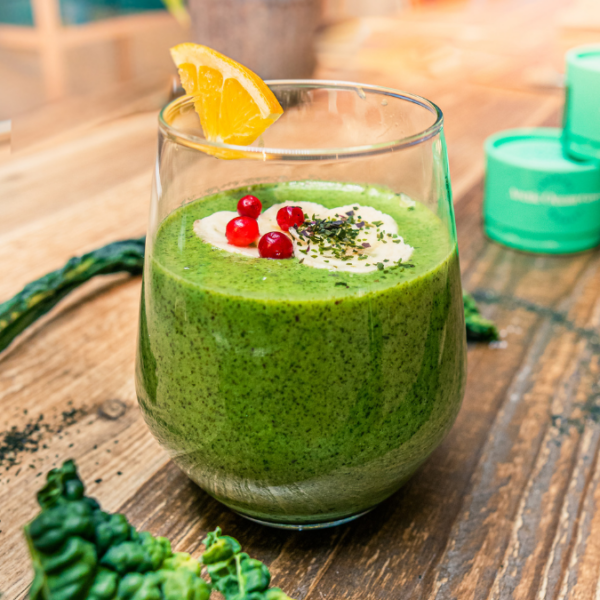 Arctic ocean greens in a green smoothie