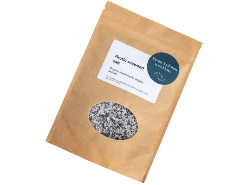 Arctic Seaweed Salt refill bag, from Lofoten Seaweed