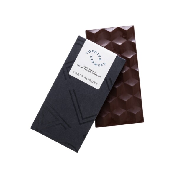 dark chocolate with sugar kelp