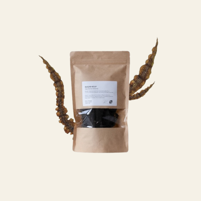 Bag of dried sugar kelp