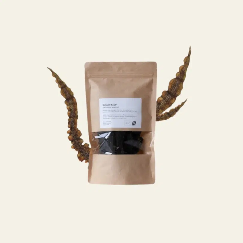 Bag of dried sugar kelp