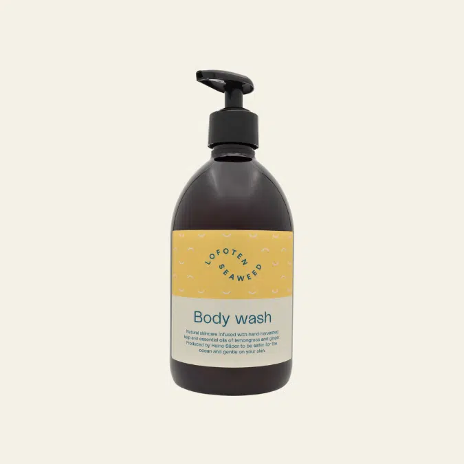 Bottle of body wash